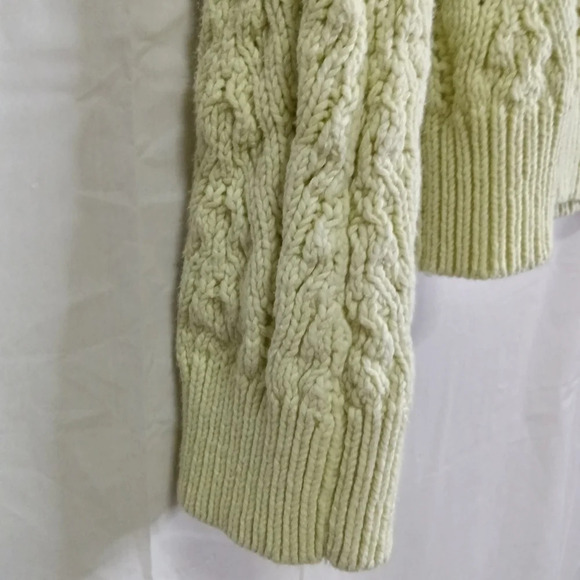 Nautica Jeans Company Cardigan Sweater Light Green Large VTG - Picture 6 of 8